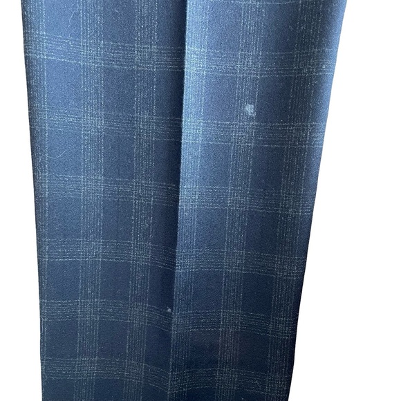 Sandro Paris Men’s Navy Plaid Wool Suit EU 52 / US 42 | 2-Piece Blazer & Pants - Picture 14 of 16